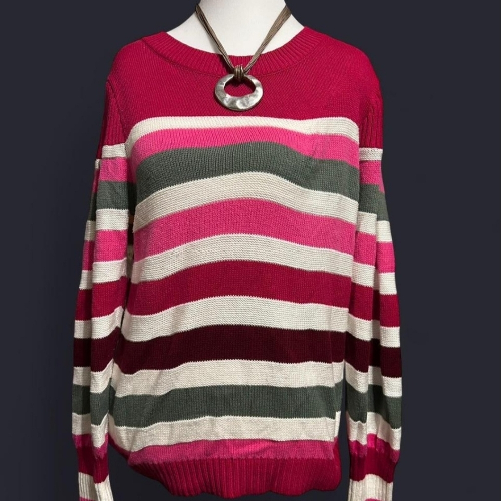 Women's Striped LOFT Sweater